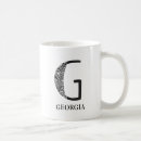 Recherche de monogramme g tasses Noir et blanc