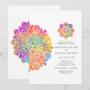Recherche de mandala fiançailles invitations Indien