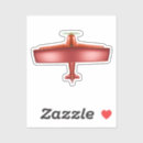 Recherche de biplane autocollants Rouge