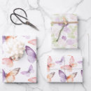 Recherche de papillon lavande papier cadeau Violet