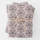 Recherche de satan papier cadeau Pentagramme
