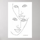 Recherche de visage femelle Minimaliste