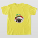 Recherche de carlin noël tshirts Xmas