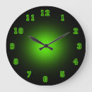 Recherche de vert de néon horloges Moderne