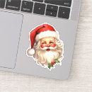 Recherche de noël classique autocollants Rétro