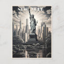 Recherche de statue of liberty cartes postales Manhattan
