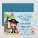 Recherche de pirate fille invitations Pour enfants
