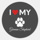 Recherche de chiot berger allemand autocollants Amour