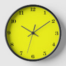 Recherche de jaune néon horloges Couleur