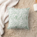 Recherche de motif vert v coussins Botanique