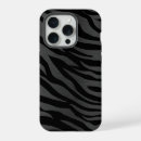 Recherche de zèbre iphone coques Noir