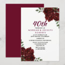 Recherche de rubis rouge invitations Floral