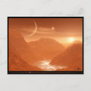 Recherche de planète mars cartes postales Imaginaire