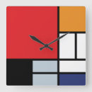Recherche de piet mondrian horloges Peinture