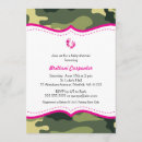 Recherche de camouflage baby shower invitations Vert