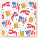 Recherche de drapeau américain dessous de verres Bleu rouge