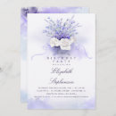 Recherche de lavender anniversaire invitations Fête