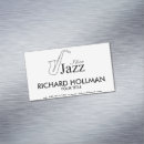 Recherche de joueur de jazz cartes visite Sax