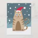 Recherche de chats de noël cartes postales Animal