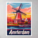 Recherche de moulins à vent posters Vintage