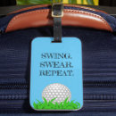 Recherche de balle de golf bagages étiquettes Drôle
