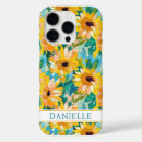 Recherche de tournesol iphone coques Peinture