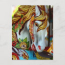 Recherche de chevaux de carrousel cartes postales Enfants