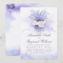 Recherche de bouquet rose de mariage invitations Violet
