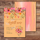 Recherche de thé bébé invitations Bébé en fleur