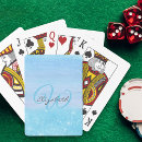 Recherche de girly jeux de cartes Monogrammé