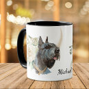 Recherche de schnauzer standard tasses Portrait