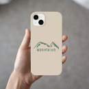 Recherche de paysage de montagne iphone coques Vert