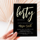 Recherche de foil anniversaire invitations Luxe