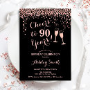 Recherche de quatre vingt dixième invitations Fête d'anniversaire