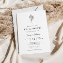 Recherche de design botanique noir invitations Élégant