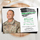 Recherche de patrouille invitations Drapeau américain
