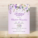 Recherche de de lavande anniversaire invitations Lilas