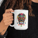 Recherche de crâne mexicain tasses Calavera