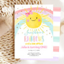 Recherche de pastel rainbow party invitations Arc en ciel