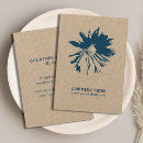 Recherche de fleurs bleues cartes visite Consultant