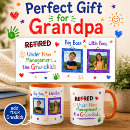 Recherche de retraité tasses Grand père