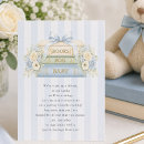 Recherche de bébé de rayure bleue Invités