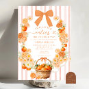 Recherche de ruban orange invitations Future maman