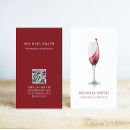 Recherche de vin rouge cartes visite Barman