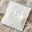 Recherche de aubergine autocollants Monogramme