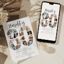 Recherche de du numéro cartes invitations Minimaliste