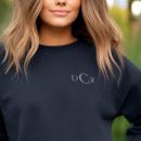 Recherche de initiales femme capuche sweatshirts Tendance