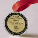 Recherche de médaille ornements Champion