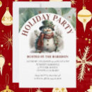 Recherche de vintage snowman invitations Mignon