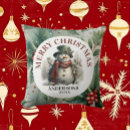 Recherche de snowman coussins Vintage